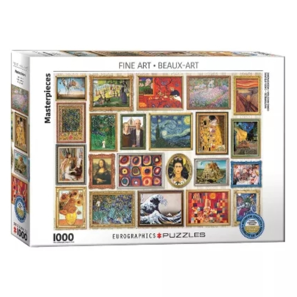 NWT Eurographics Fine Art Masterpieces Puzzle- 1000 Pieces